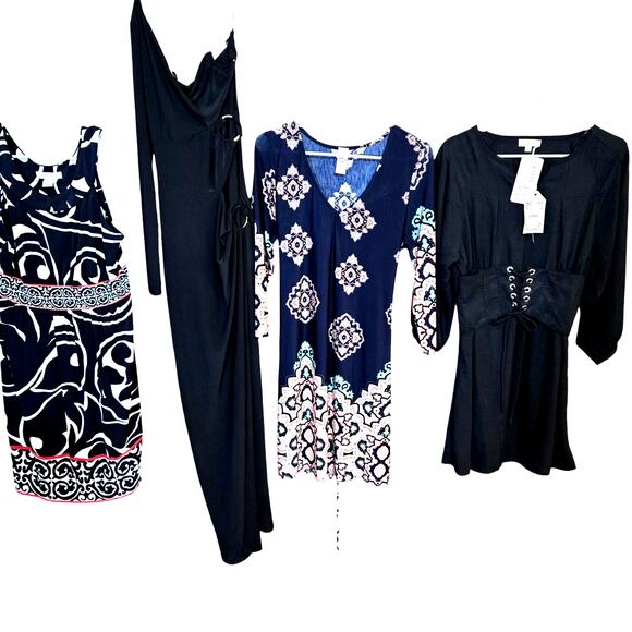 Women's Small 4 6 Dresses Wholesale Resell Bulk Lot of 4 S Dress - Picture 1 of 6